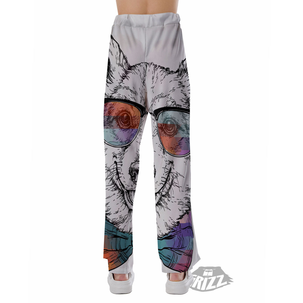 Pembroke Welsh Corgi Hipster Print Pajama Pants-grizzshop