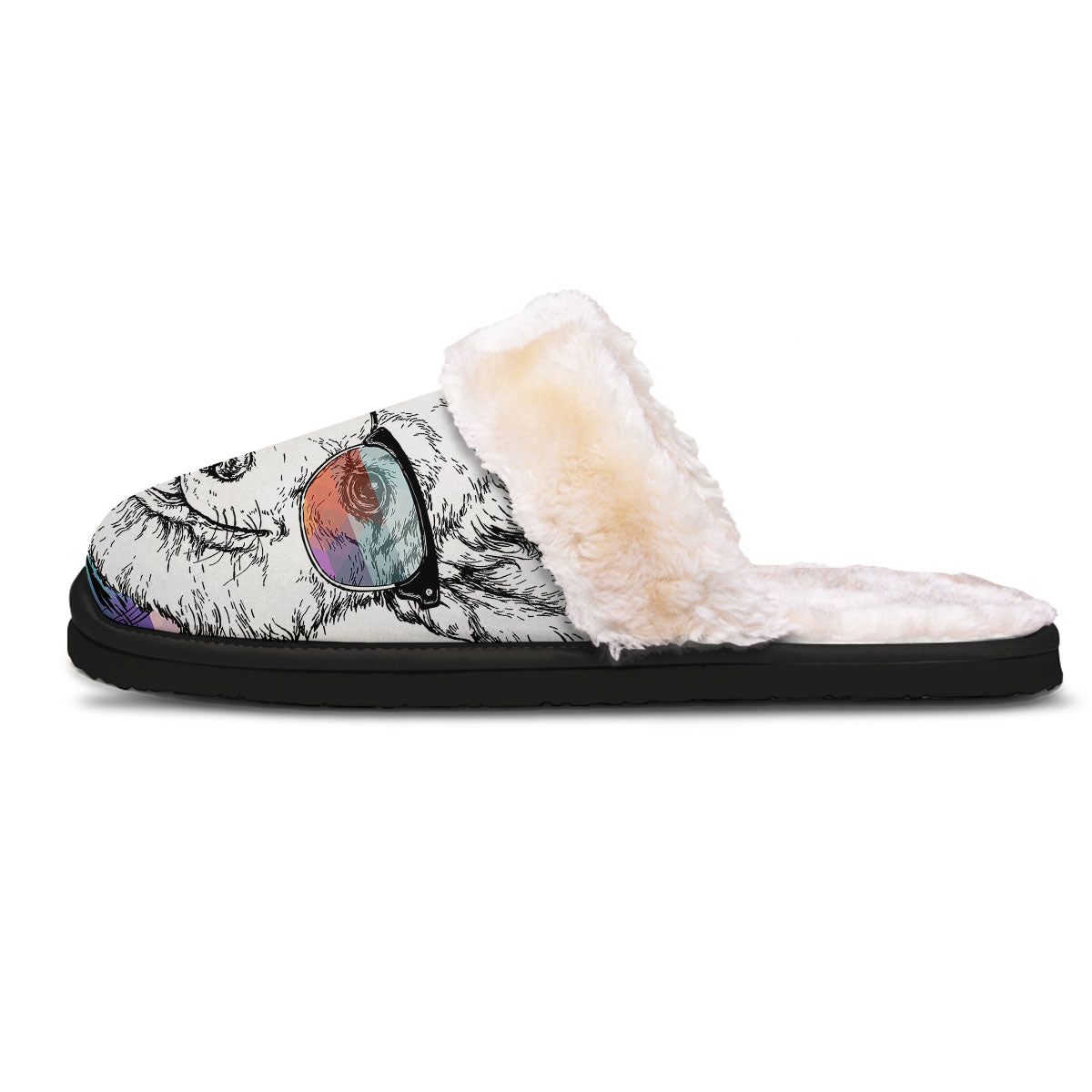 Pembroke Welsh Corgi Hipster Print Slippers-grizzshop
