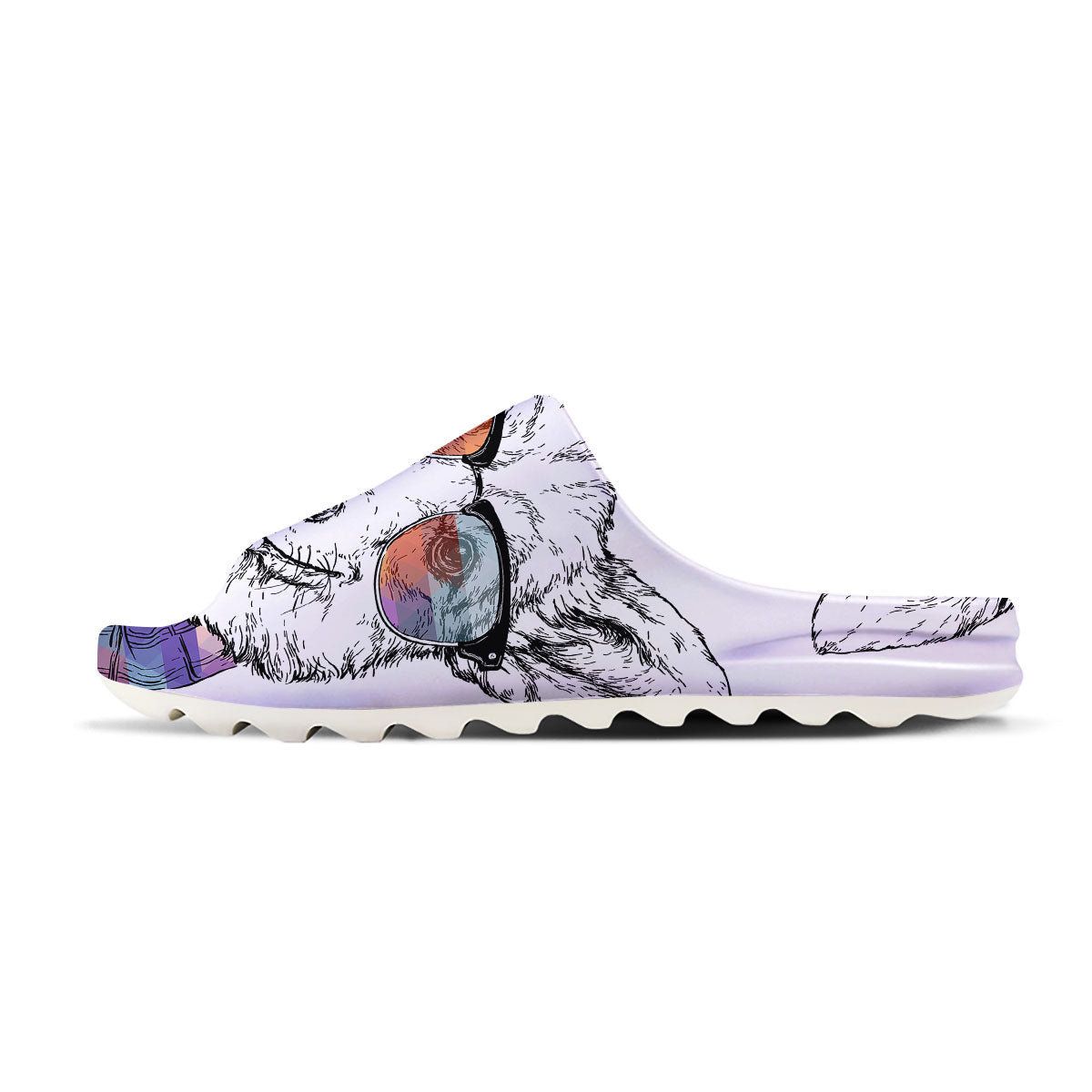 Pembroke Welsh Corgi Hipster Print Sandals-grizzshop