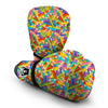 Pencil Colorful Pattern Print Boxing Gloves-grizzshop