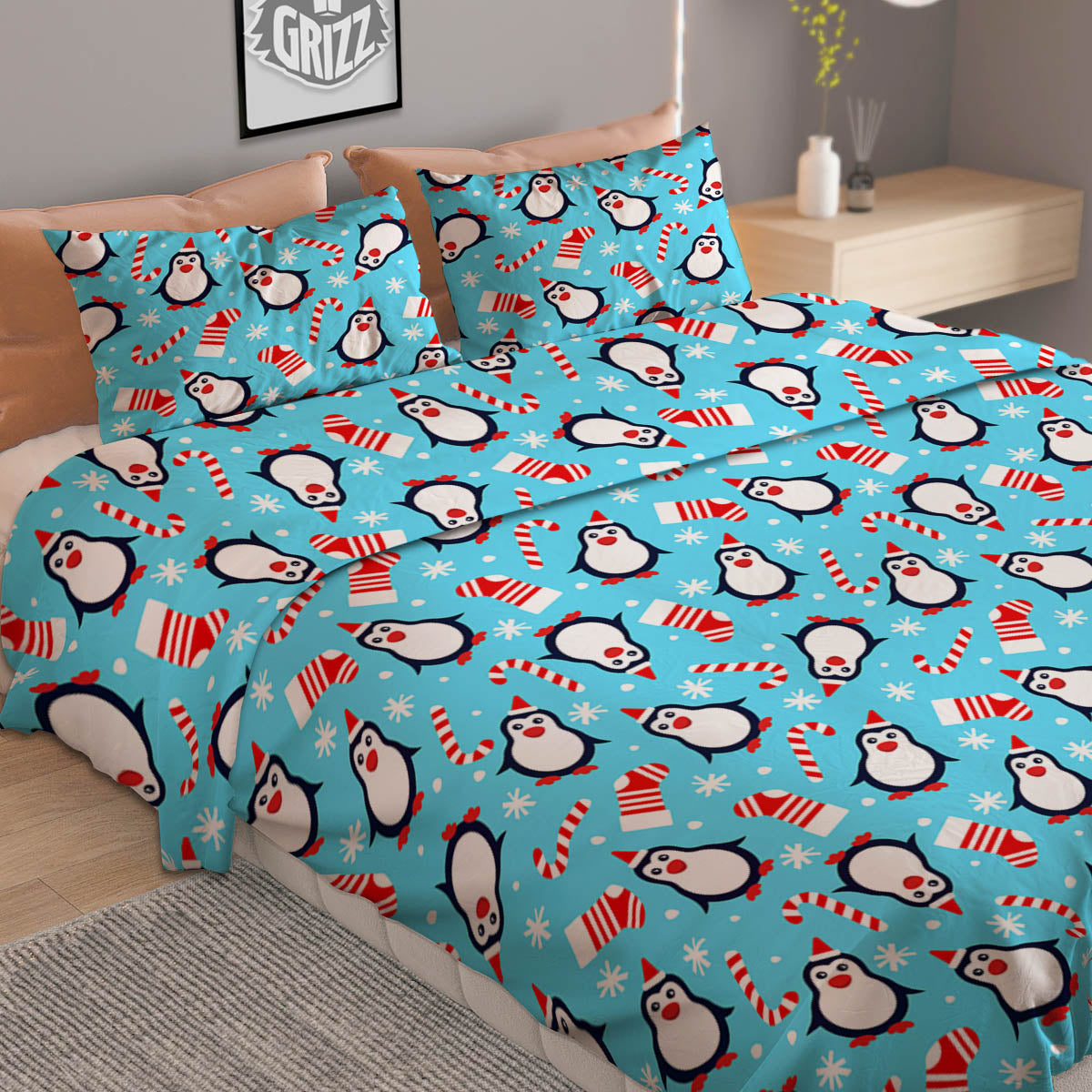 Orange Green And Pink Paisley Print Duvet Cover Bedding Set