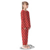 Penguin Christmas Snowy Print Pattern Kid's Pajamas-grizzshop