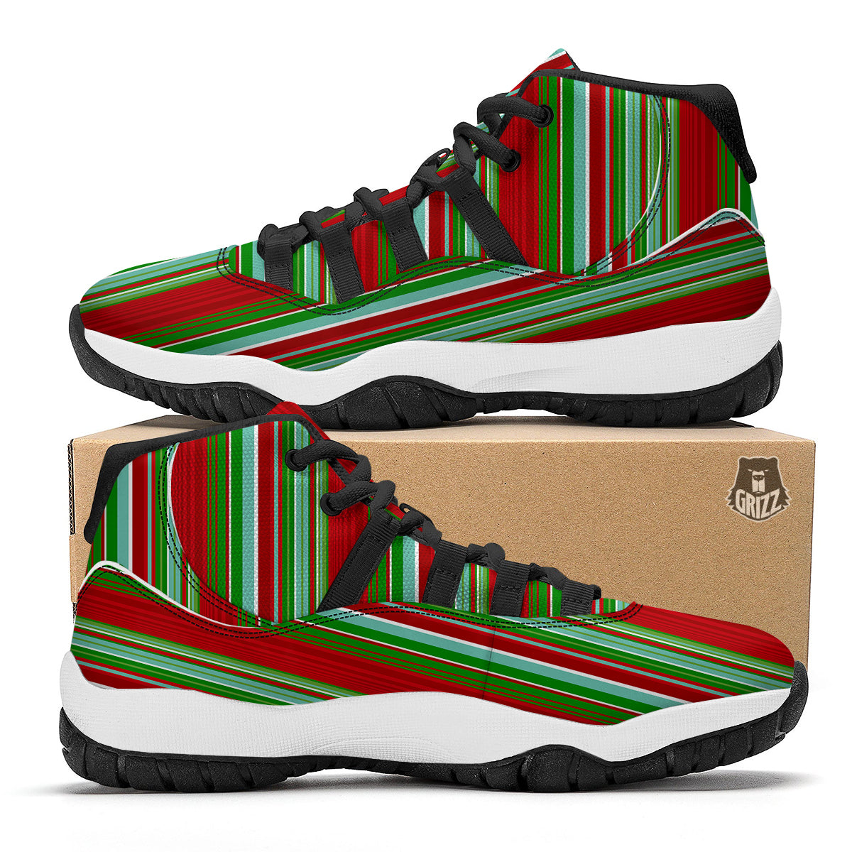 Penguin Criminal Print Pattern Black Bball Shoes-grizzshop