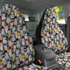 Penguin Criminal Print Pattern Car Seat Covers-grizzshop