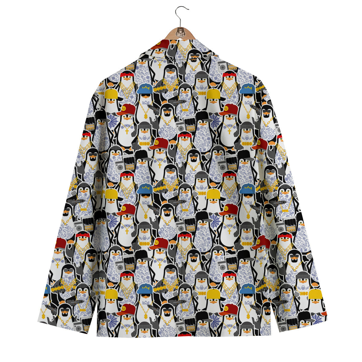 Penguin Criminal Print Pattern Men's Blazer-grizzshop