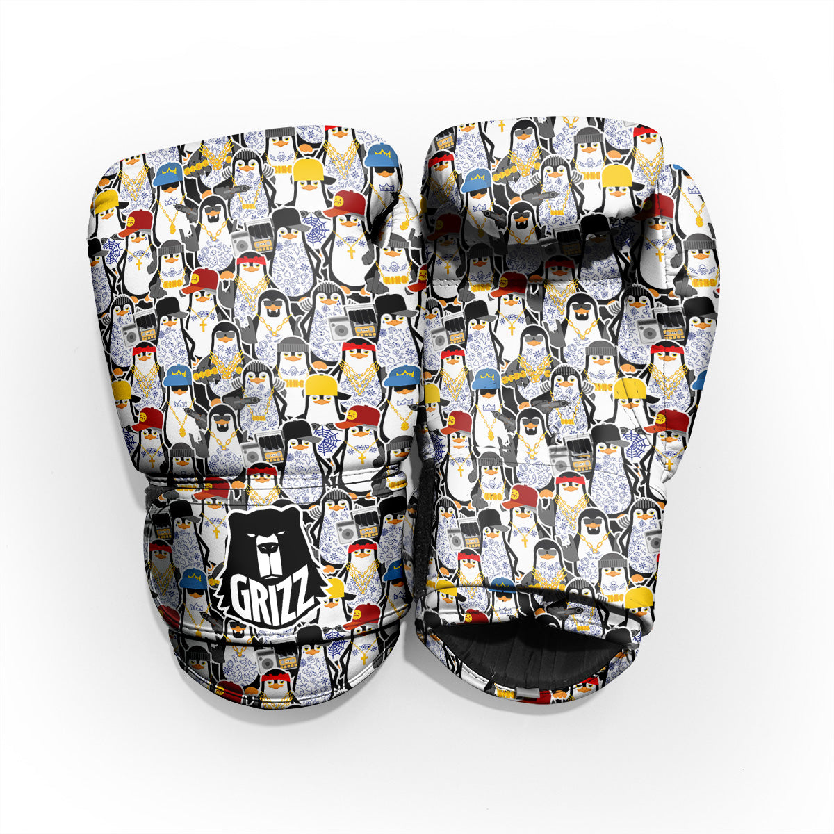 Penguin Criminal Print Pattern Pro Boxing Glove