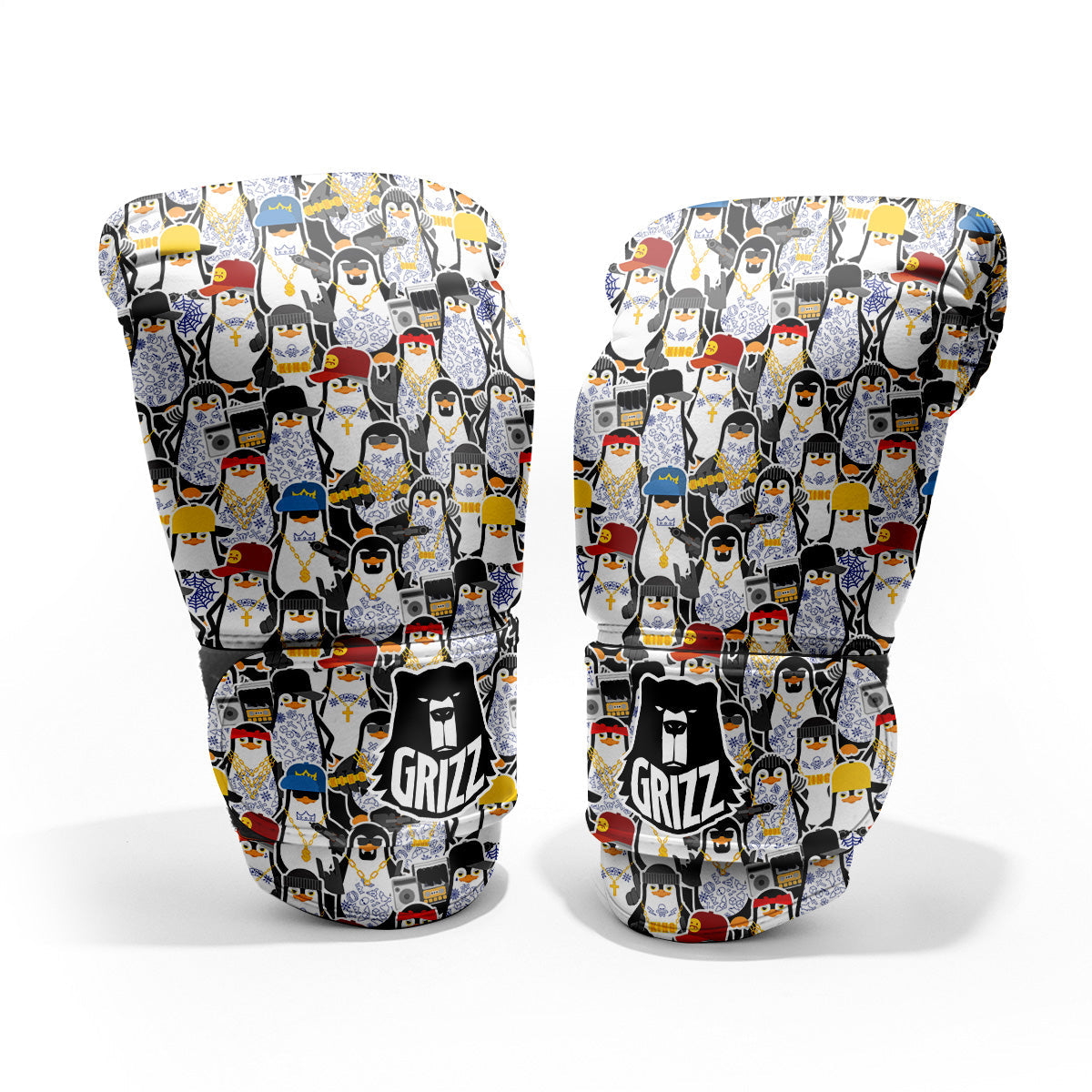 Penguin Criminal Print Pattern Pro Boxing Glove
