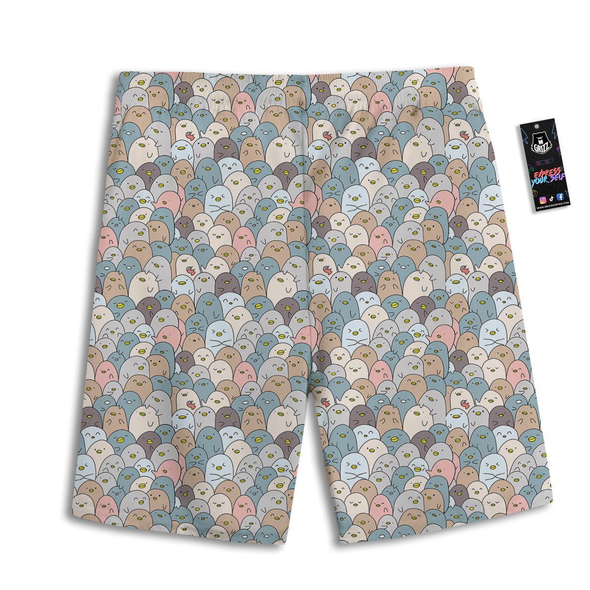 Playing Card King Of Diamonds Print Men's Athletic Shorts