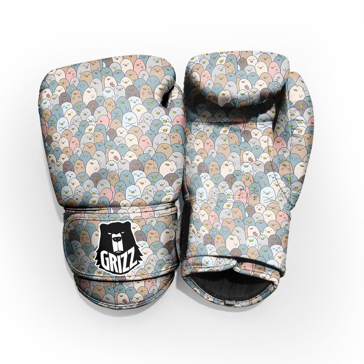 Penguin Cute Colorful Print Pattern Pro Boxing Glove