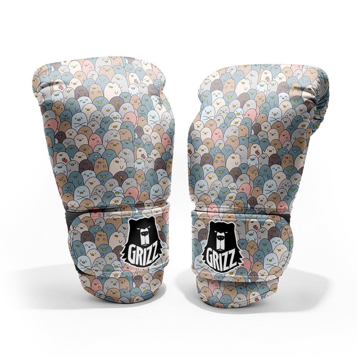 Penguin Cute Colorful Print Pattern Pro Boxing Glove
