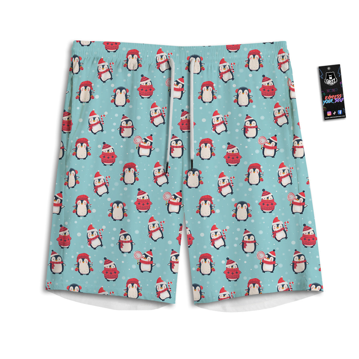 Playing Card King Of Diamonds Print Pattern Men's Athletic Shorts