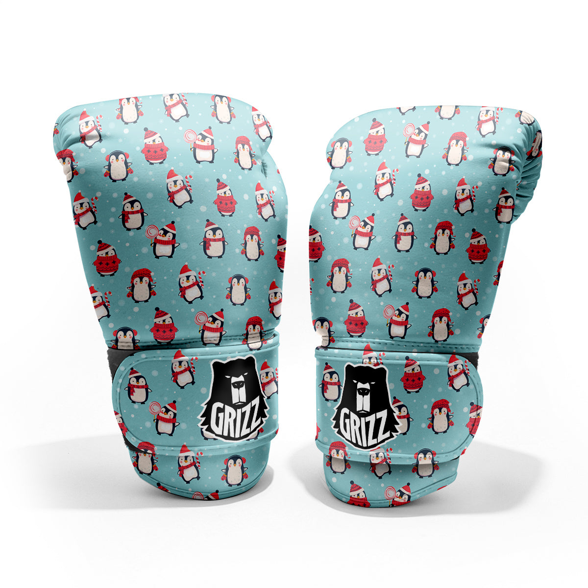 Penguin Cute Snowy Print Pattern Pro Boxing Glove