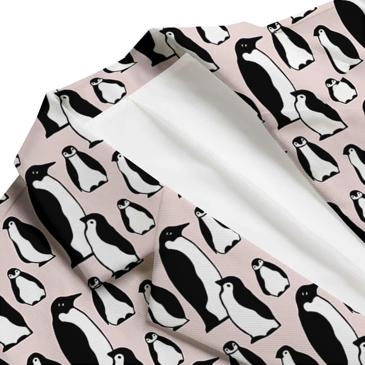 Penguin Print Pattern Men's Blazer-grizzshop