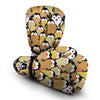 Penguin Waffle Pattern Print Boxing Gloves-grizzshop