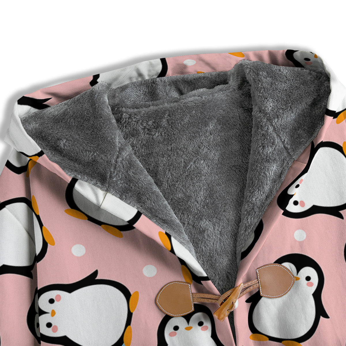 Penguin Xmas Print Pattern Men's Windbreaker Jacket-grizzshop