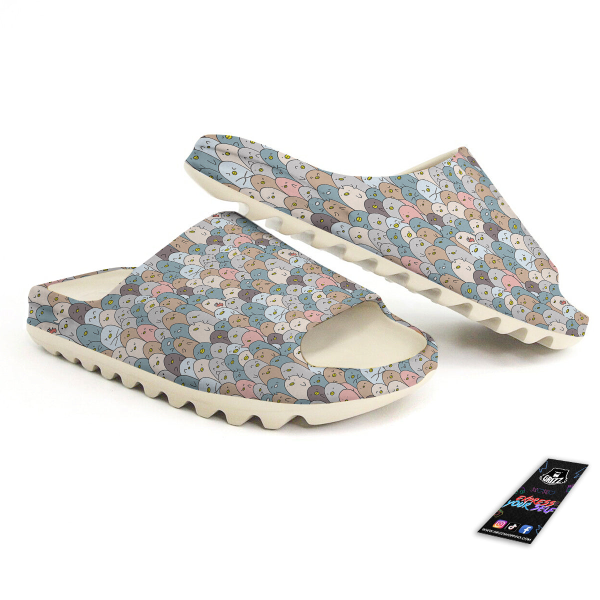 Penguin Cute Colorful Print Pattern Sandals-grizzshop
