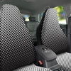 Pentagon Halftone Print Car Seat Covers-grizzshop