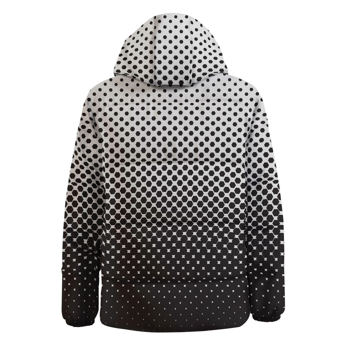 Pentagon Halftone Print Down Jacket-grizzshop