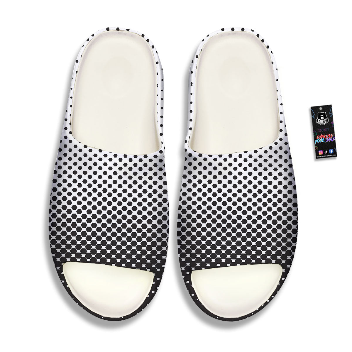 Pentagon Halftone Print Sandals-grizzshop