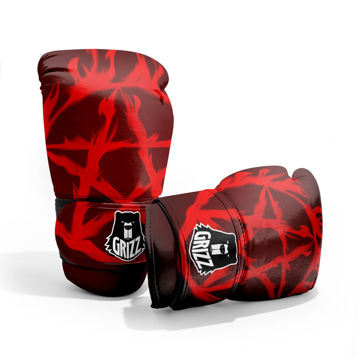Pentagram Fiery Reversed Print Pro Boxing Glove