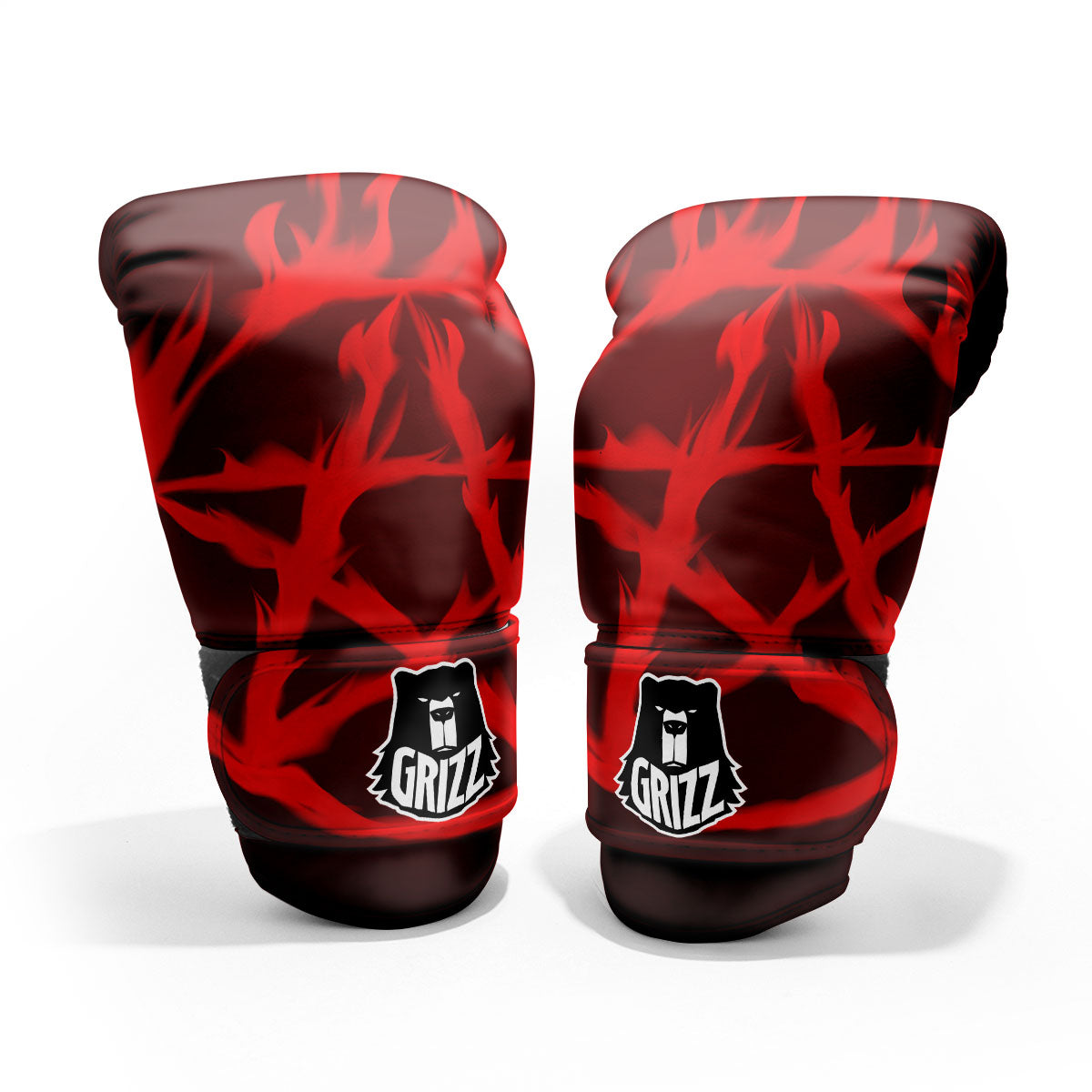 Pentagram Fiery Reversed Print Pro Boxing Glove