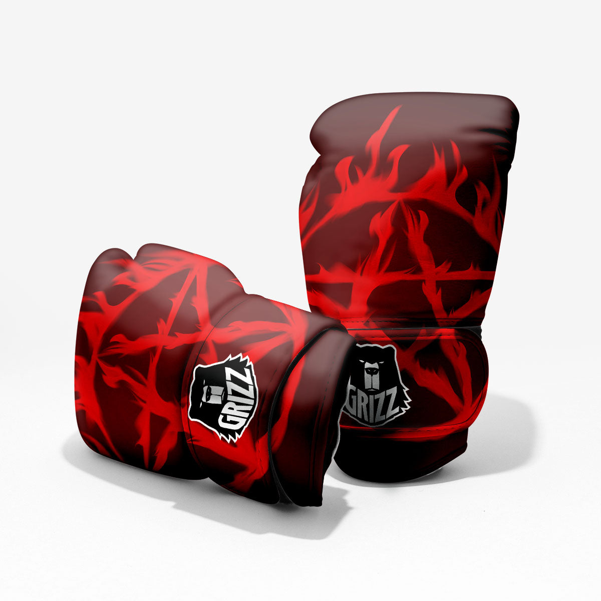 Pentagram Fiery Reversed Print Pro Boxing Glove