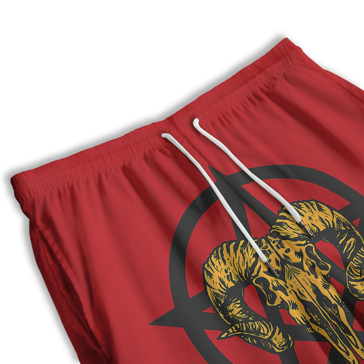 Playing Cards Joker Print Men's Athletic Shorts