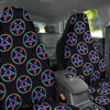 Pentagram Holographic Print Pattern Car Seat Covers-grizzshop