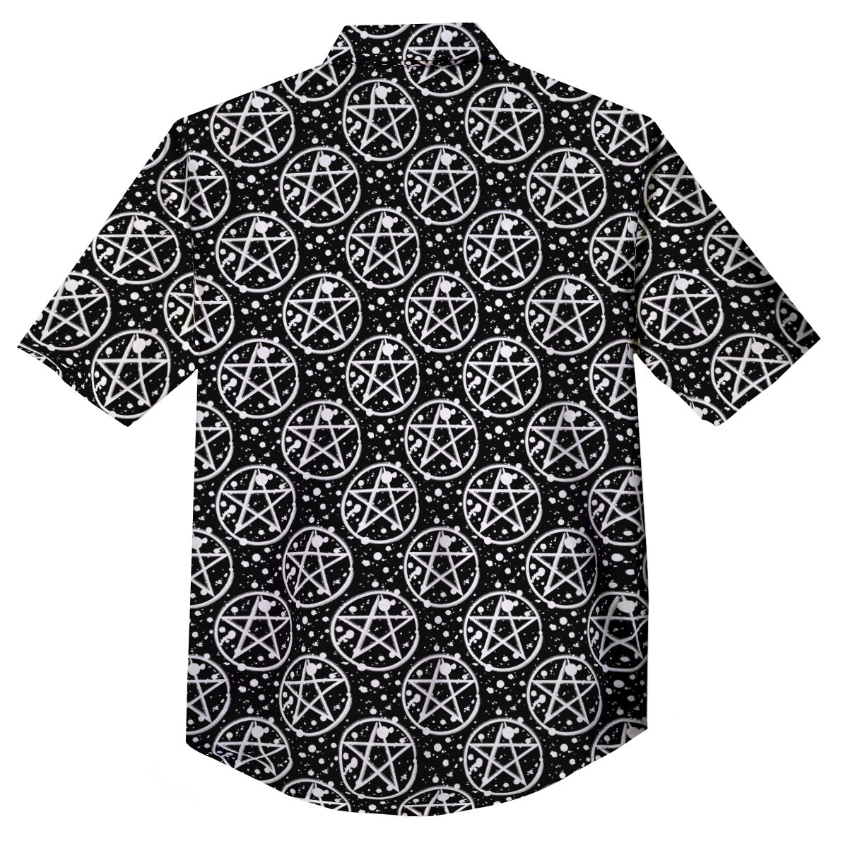 Pentagram Pentagram Magic Pattern Button Up Shirt-grizzshop