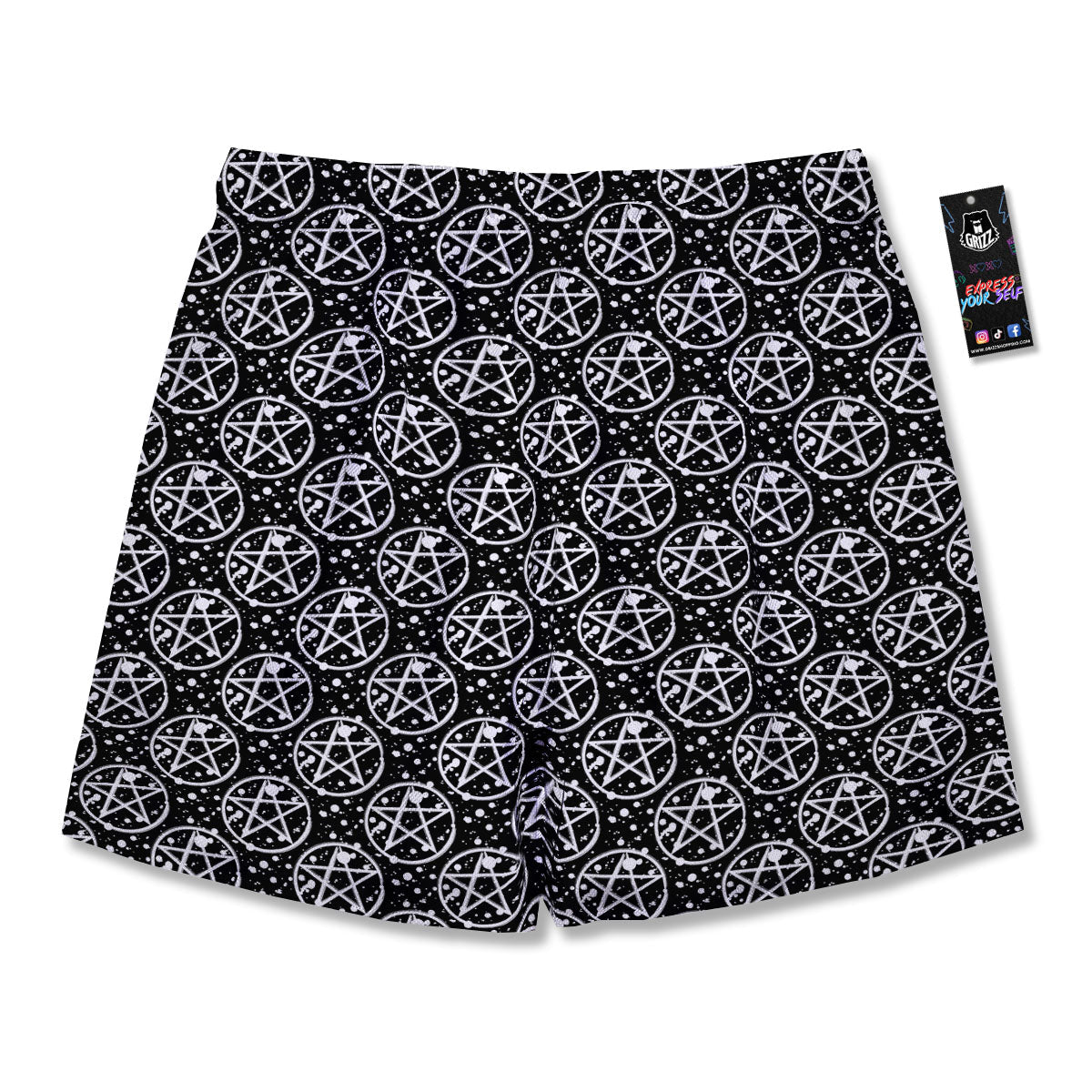 Pentagram Pentagram Magic Pattern Men's Running Shorts-grizzshop