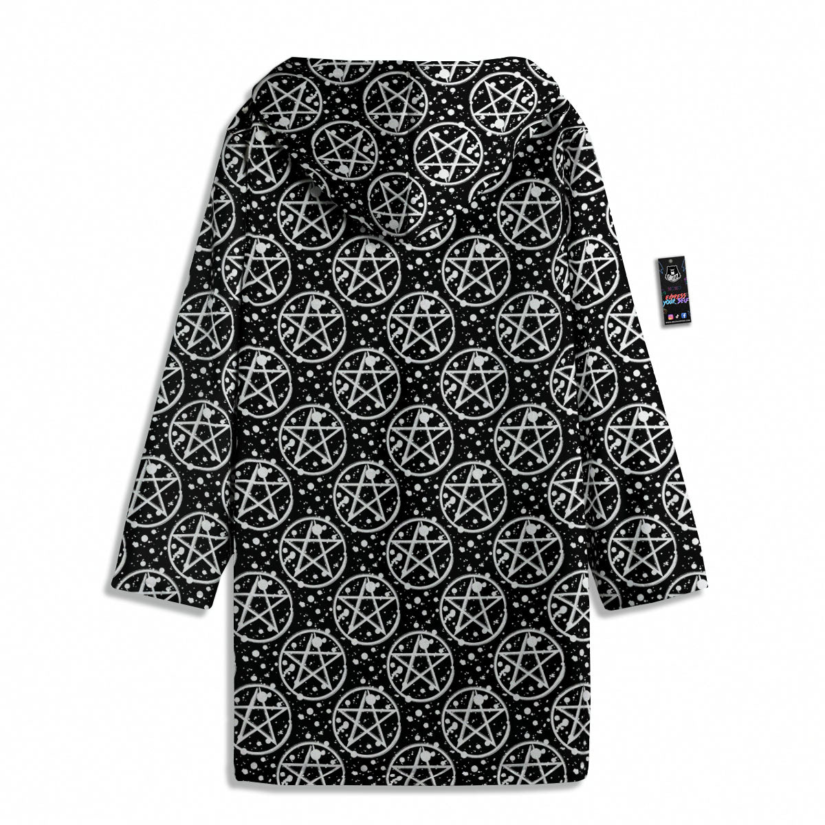 Pentagram Pentagram Magic Pattern Men's Windbreaker Jacket-grizzshop