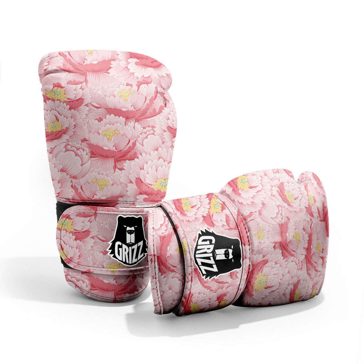 Peony Japanese Print Pro Boxing Glove