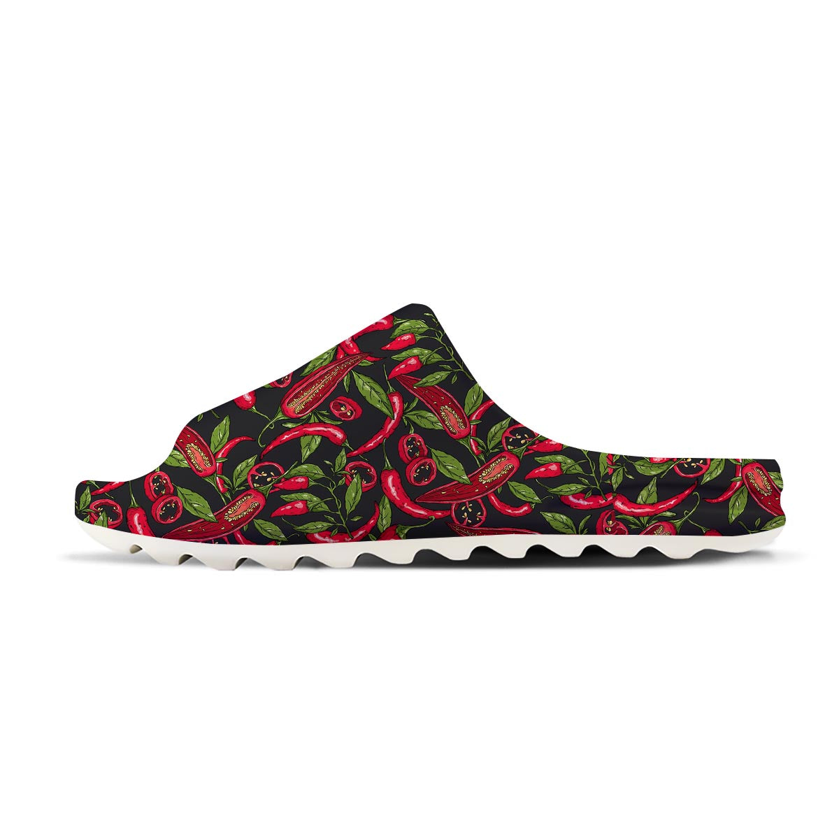 Peppers Red Chili Print Pattern Sandals-grizzshop