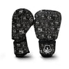 Periodic Table Science Print Pattern Boxing Gloves-grizzshop