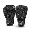 Periodic Table Science Print Pattern Boxing Gloves-grizzshop