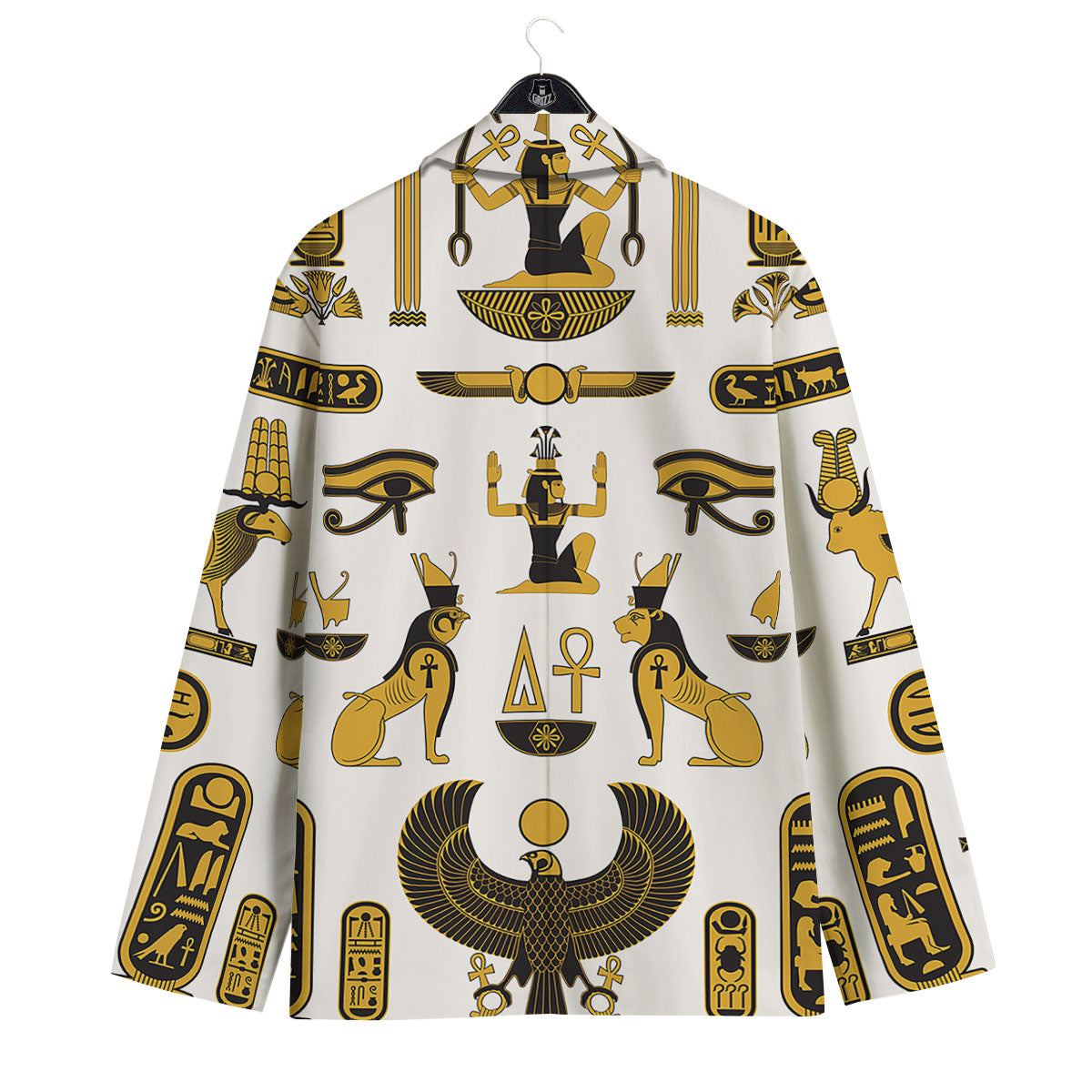 Pharaohs And Gods Egyptian Print Men's Sport Coat-grizzshop