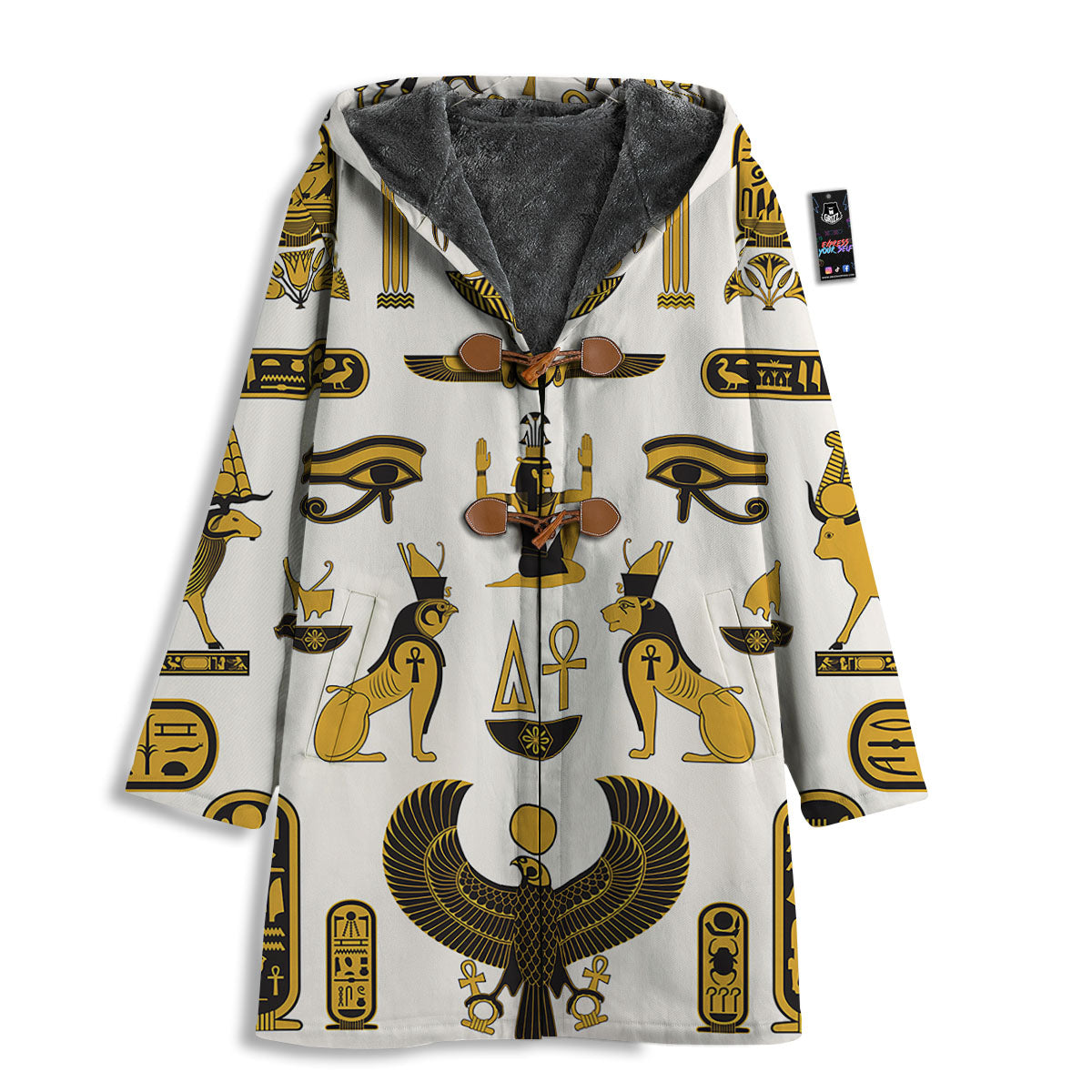 Pharaohs And Gods Egyptian Print Men's Windbreaker Jacket-grizzshop