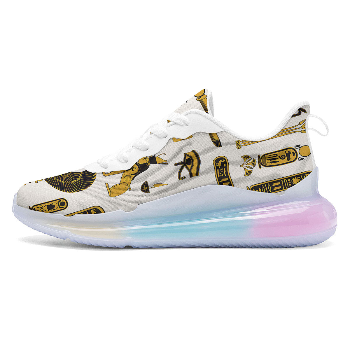 Pharaohs And Gods Egyptian Print Running Sneakers-grizzshop