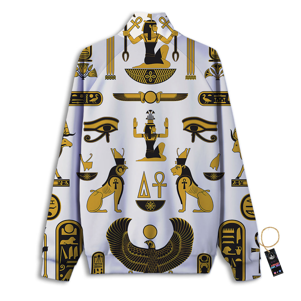 Pharaohs And Gods Egyptian Print Track Jacket-grizzshop