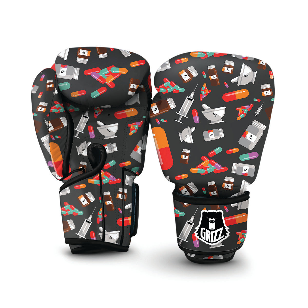 Pharmacist Pattern Boxing Gloves-grizzshop