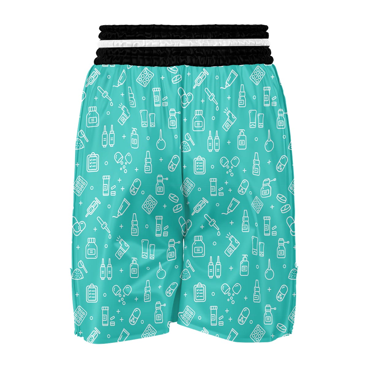 Pharmacy Pastel Print Pattern Boxing Shorts-grizzshop