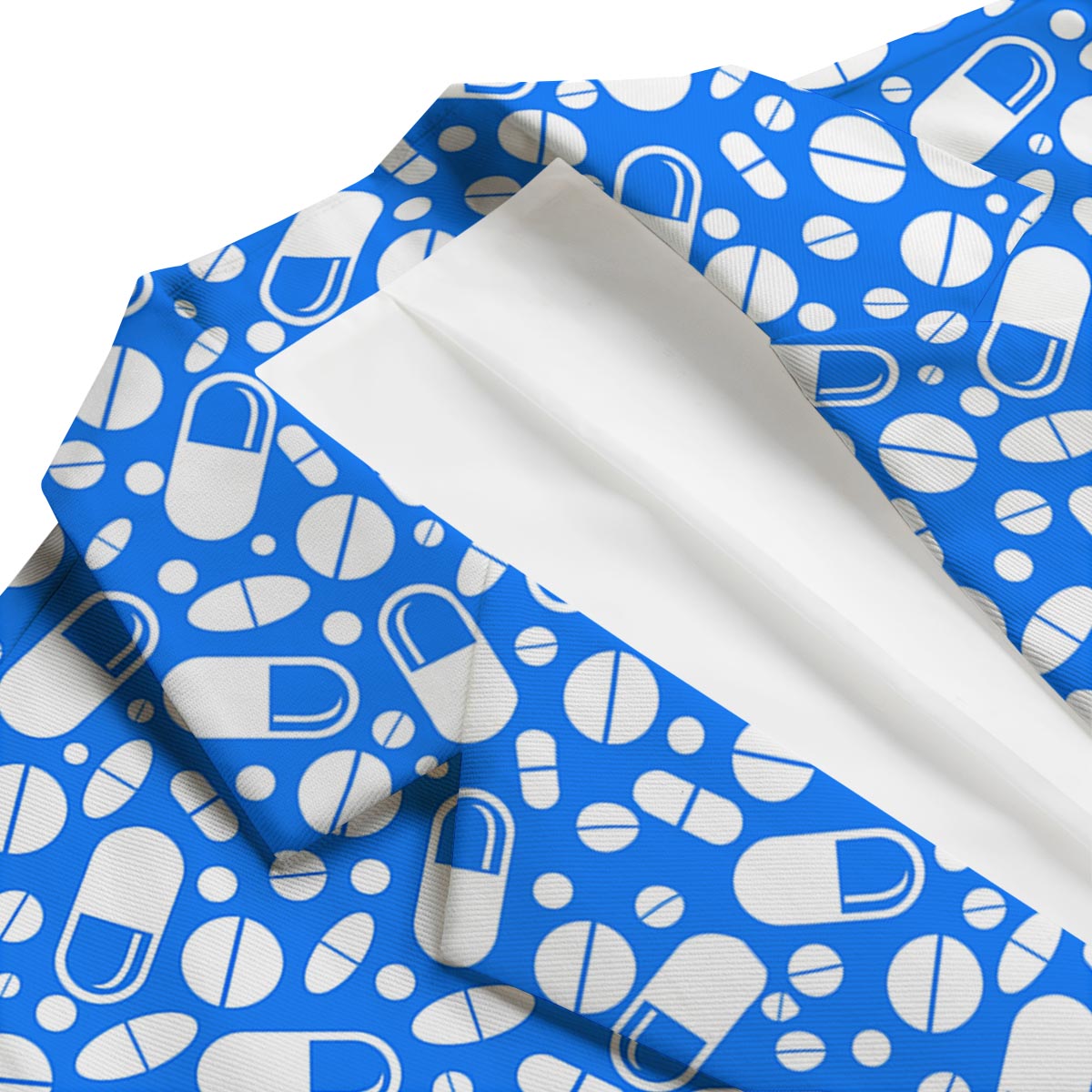 Pharmacy Pattern Print Men's Blazer-grizzshop