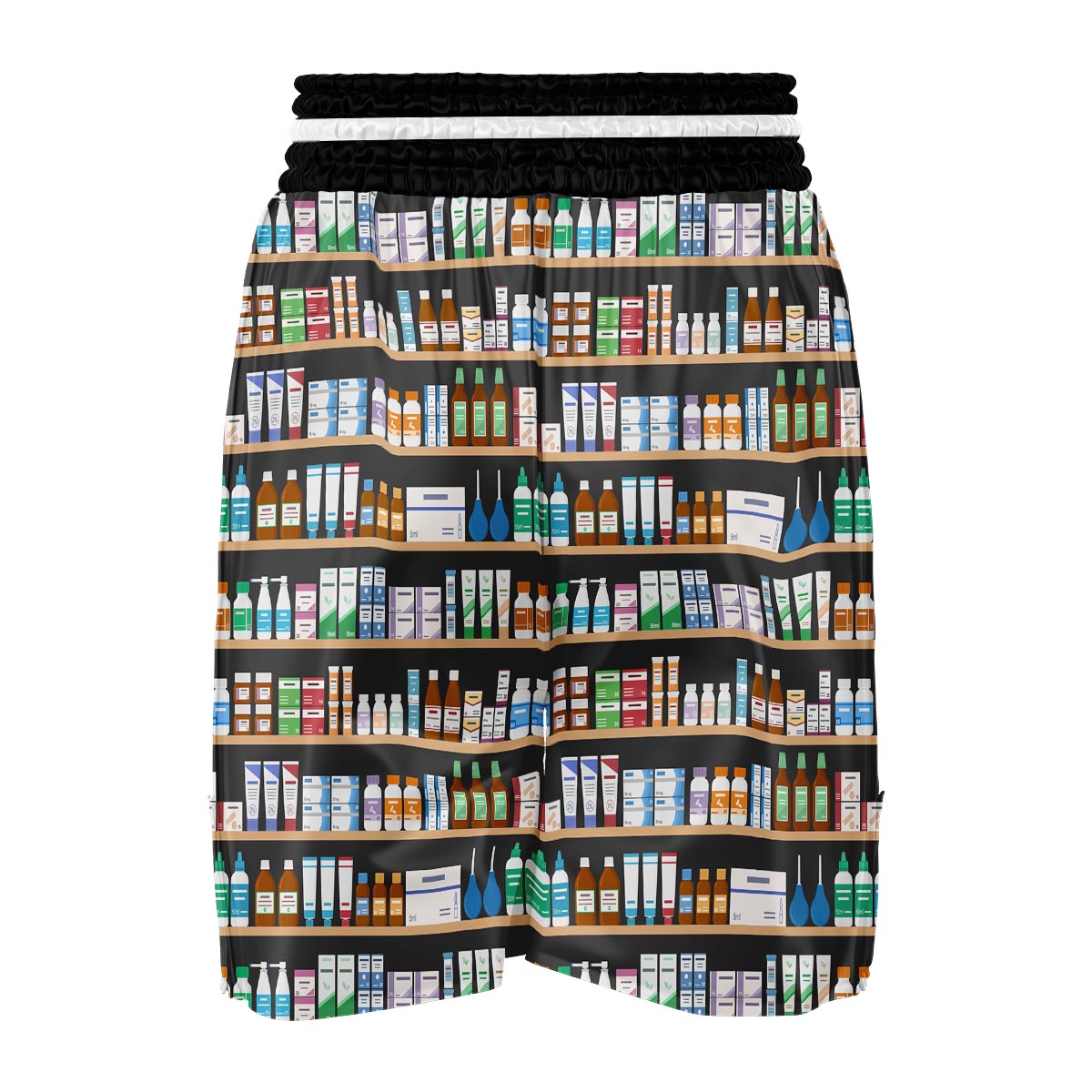 Pharmacy Print Pattern Boxing Shorts-grizzshop