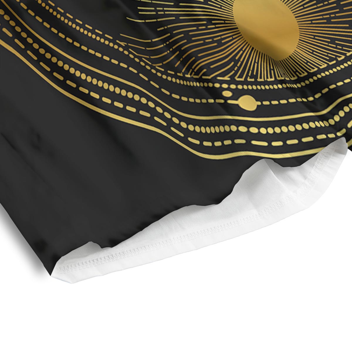 Phase Moon And Sun Print Men's Athletic Shorts