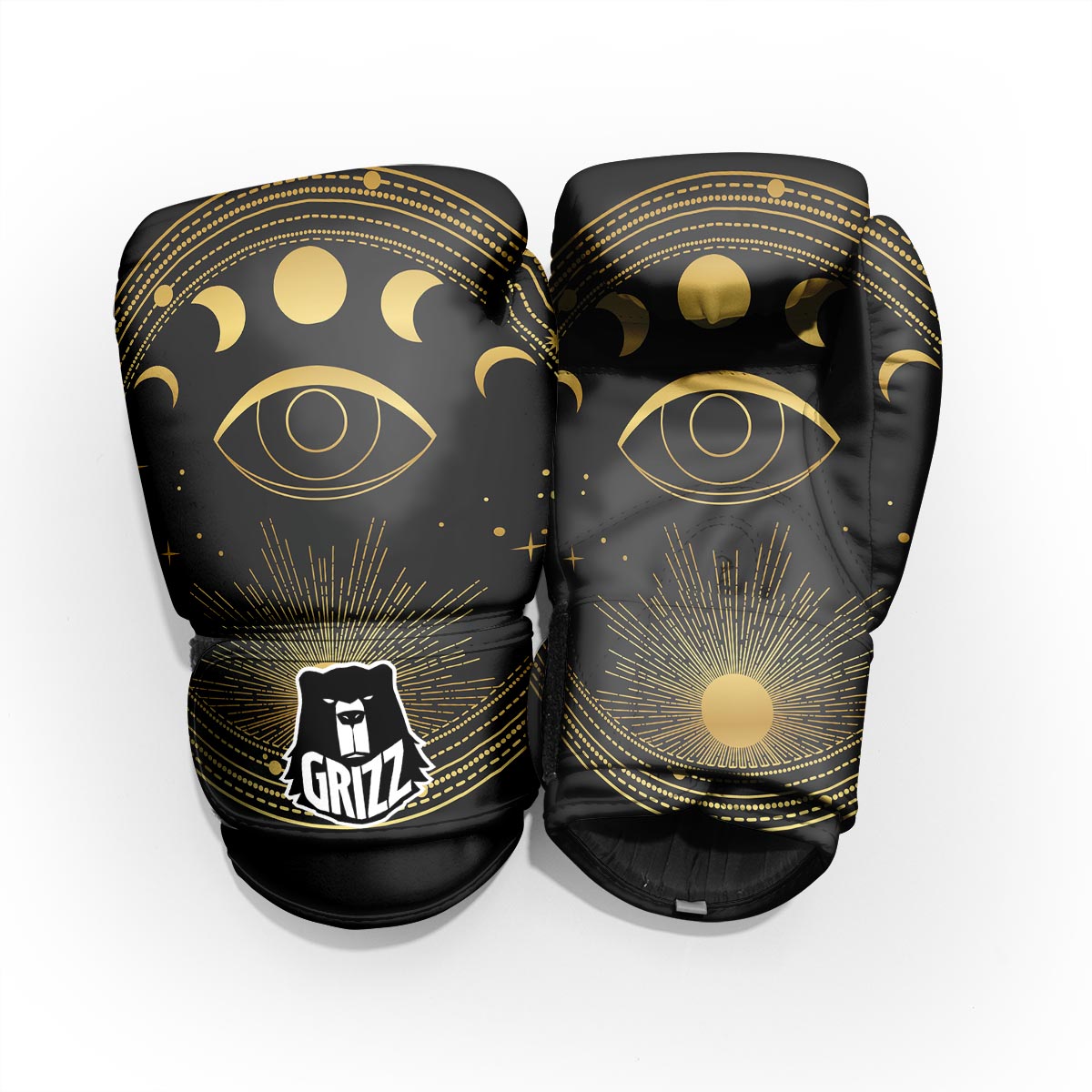 Phase Moon And Sun Print Pro Boxing Glove