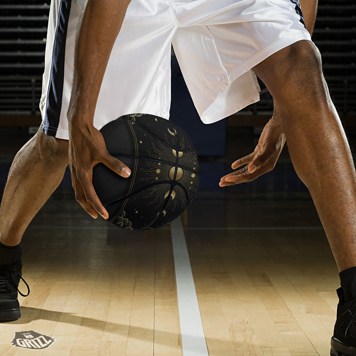 Phases And Eclipse Print Basketball-grizzshop