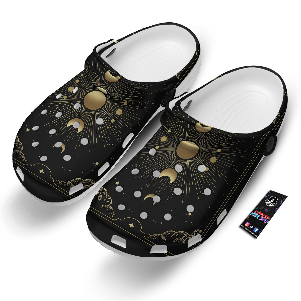 Phases And Eclipse Print Clog-grizzshop