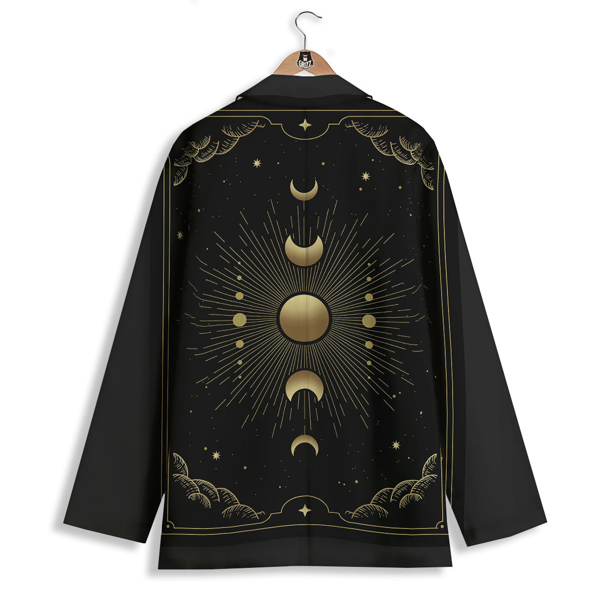 Phases And Eclipse Print Women's Blazer-grizzshop
