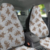 Phoenix Brown Print Pattern Car Seat Covers-grizzshop