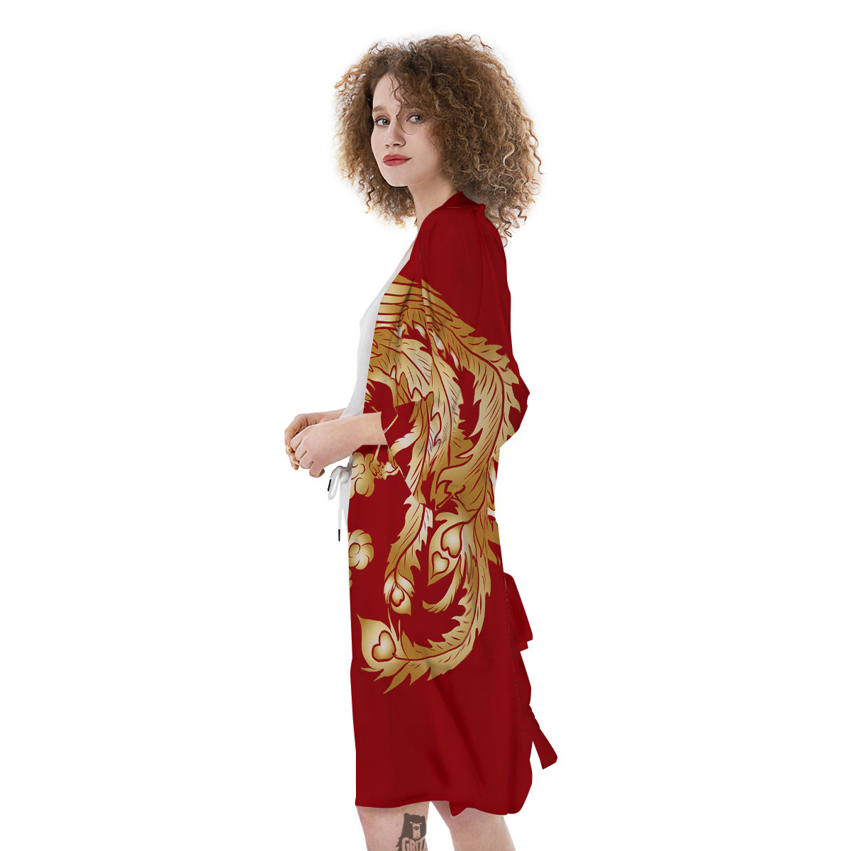 Phoenix Chinese Print Kimono-grizzshop